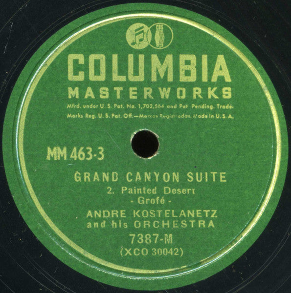 Ferde Grofé, André Kostelanetz And His Orchestra : Grand Canyon Suite (4xShellac, 12", Album, RP)