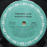 Placido Domingo With John Denver : Perhaps Love (LP, Album, Pit)