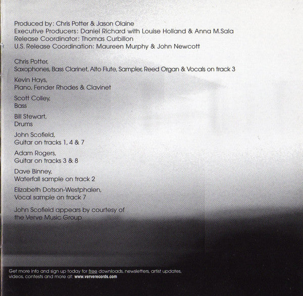 Chris Potter (2) : Traveling Mercies (CD, Album)