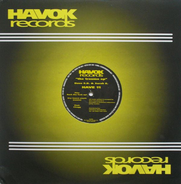 Dave S.B. & Sarah E. : The Trauma EP (12", EP)