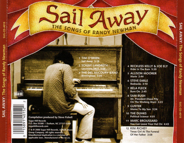 Various : Sail Away: The Songs Of Randy Newman (CD, Album)