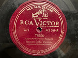 Nelson Eddy : Trees / By The Waters Of Minnetonka (Shellac, 10")