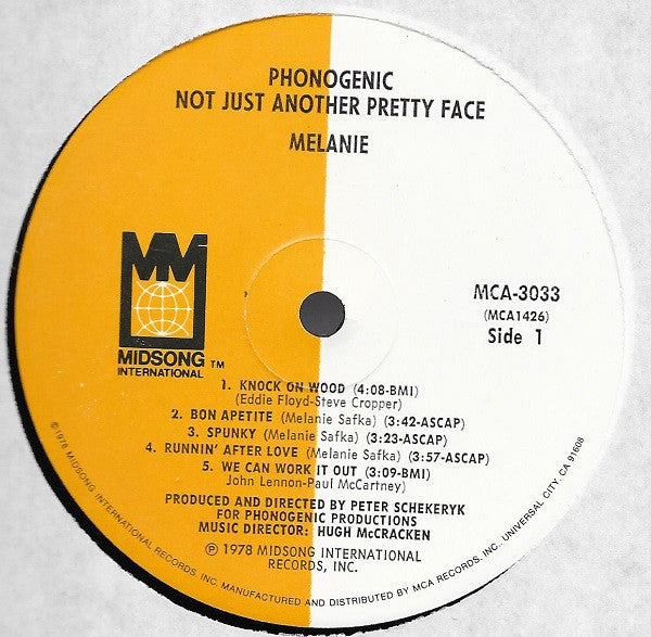 Melanie (2) : Phonogenic Not Just Another Pretty Face (LP, Album)