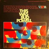 Bud Powell : This Was Bud Powell (LP, Comp, Mono)