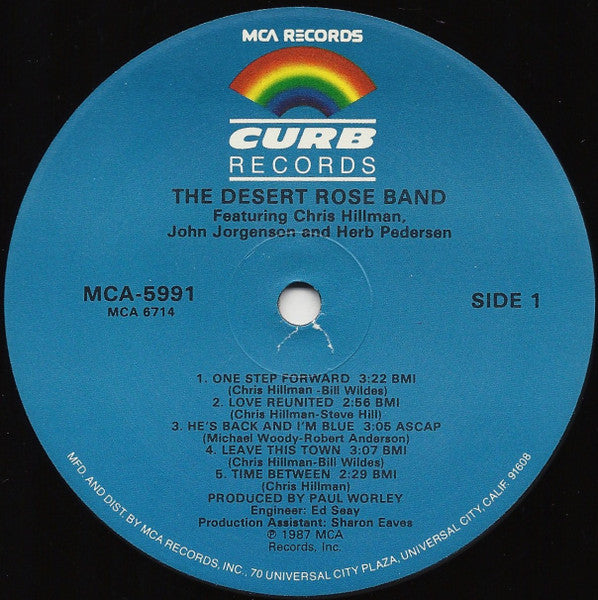 Desert Rose Band : The Desert Rose Band (LP, Album, Glo)