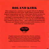 Roland Kirk : Rip, Rig & Panic / Now Please Don't You Cry, Beautiful Edith (CD, Comp, RM, RP)