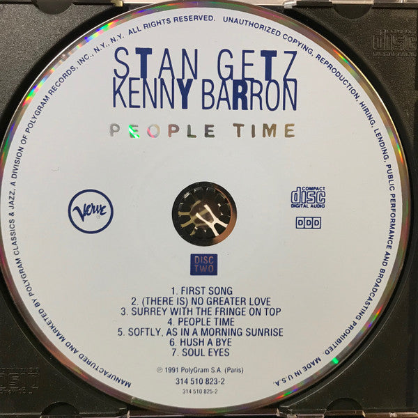 Stan Getz - Kenny Barron : People Time (2xCD, Album)