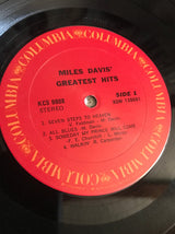 Miles Davis : Miles Davis' Greatest Hits (LP, Comp, RE)