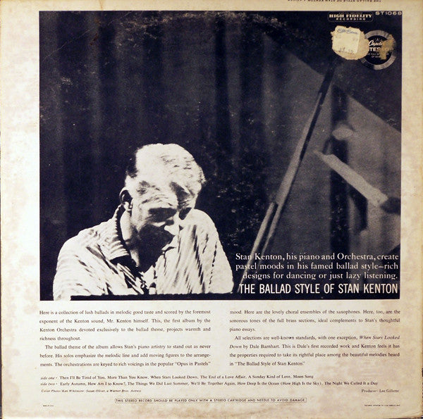 Stan Kenton : The Ballad Style Of Stan Kenton (LP, RE)