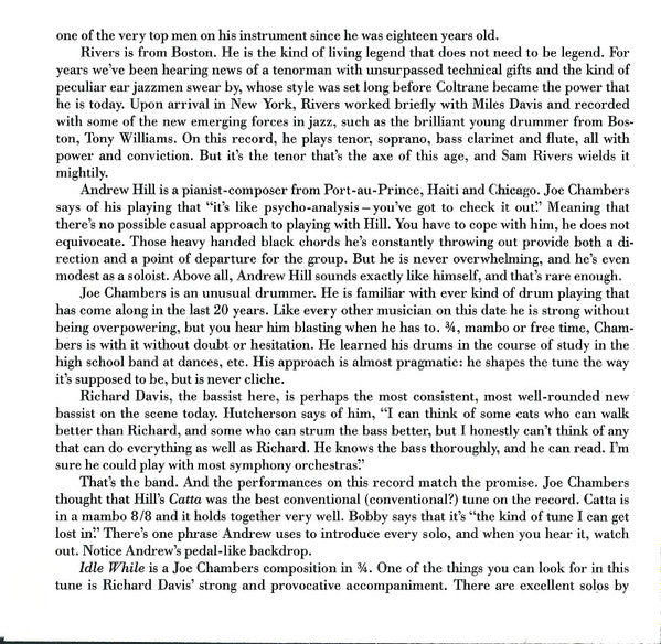 Bobby Hutcherson : Dialogue (CD, Album, RE)