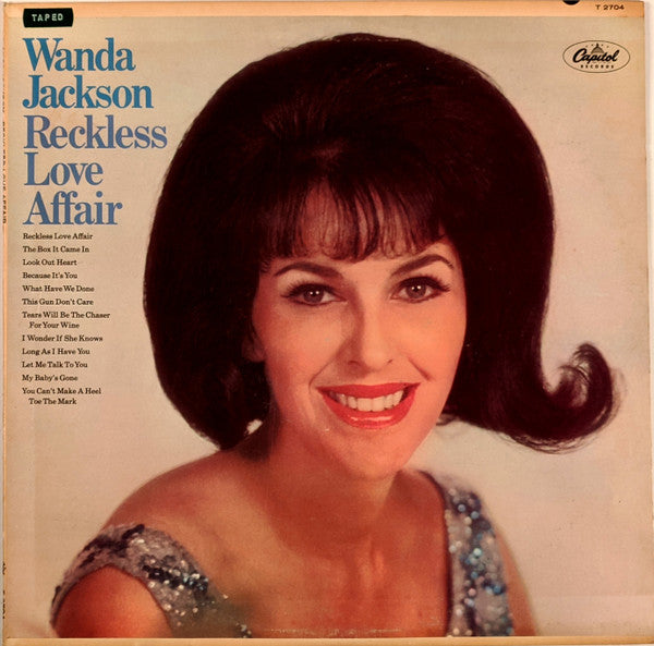 Wanda Jackson : Reckless Love Affair (LP, Album, Mono)