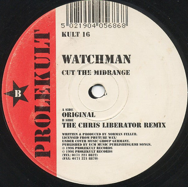 Watchman : Cut The Midrange (12")