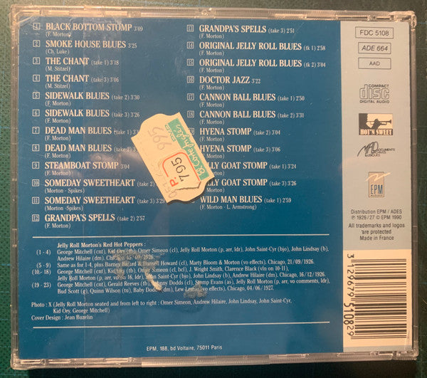 Jelly Roll Morton & Jelly Roll Morton's Red Hot Peppers : Volume 1: Chicago Days 1926-1927 (CD, Comp)