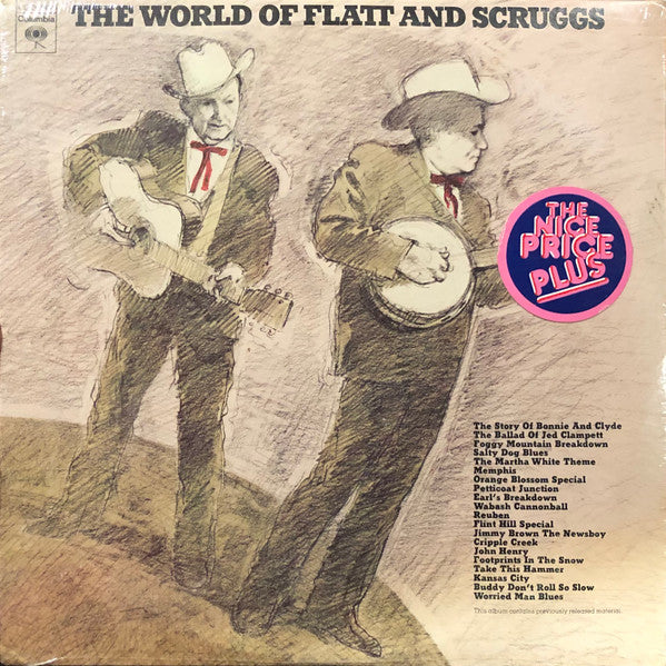 Flatt & Scruggs : The World Of Flatt And Scruggs (2xLP, Album, Comp, RP)