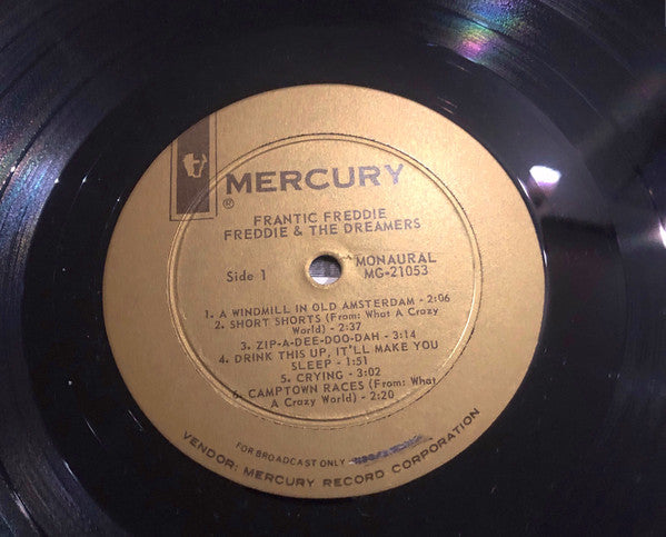 Freddie & The Dreamers : Frantic Freddie (LP, Album, Mono, Promo)