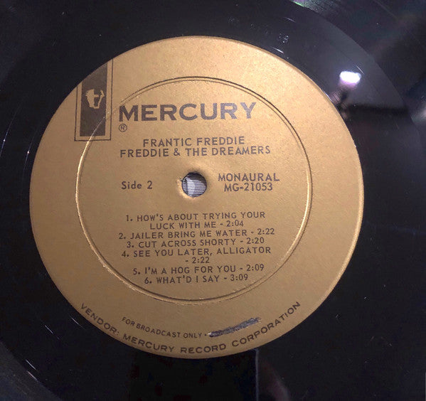 Freddie & The Dreamers : Frantic Freddie (LP, Album, Mono, Promo)