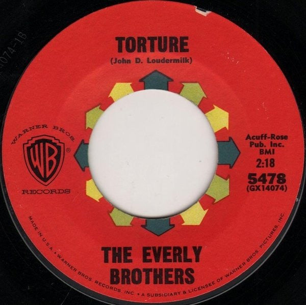 Everly Brothers : Gone, Gone, Gone (7", Single, Styrene)