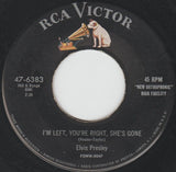 Elvis Presley : Baby Let's Play House / I'm Left, You're Right, She's Gone (7", Single, RE)