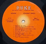 Johnny Ace : Again....Johnny Sings A Memorial To Johnny Ace (LP, Comp, RE)