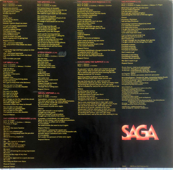 Saga (3) : Heads Or Tales (LP, Album, Pit)