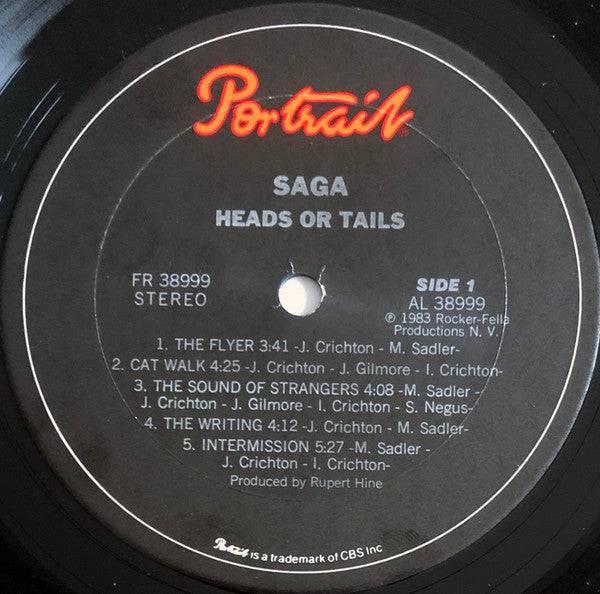 Saga (3) : Heads Or Tales (LP, Album, Pit)