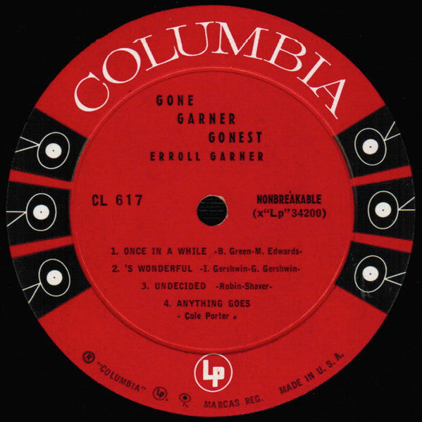 Erroll Garner : Gone-Garner-Gonest (LP, Album, Mono, RE)