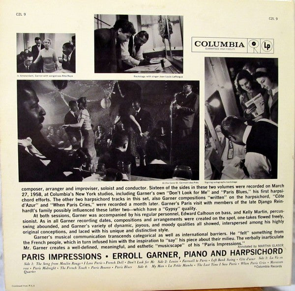 Erroll Garner : Paris Impressions (2xLP, Album, Mono)