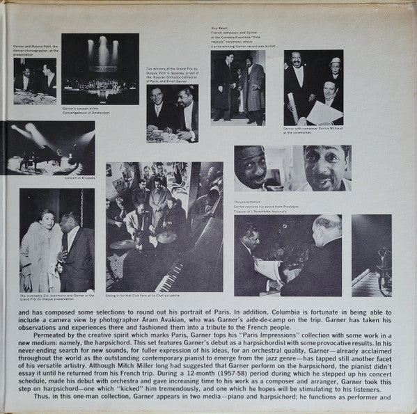 Erroll Garner : Paris Impressions (2xLP, Album, Mono)