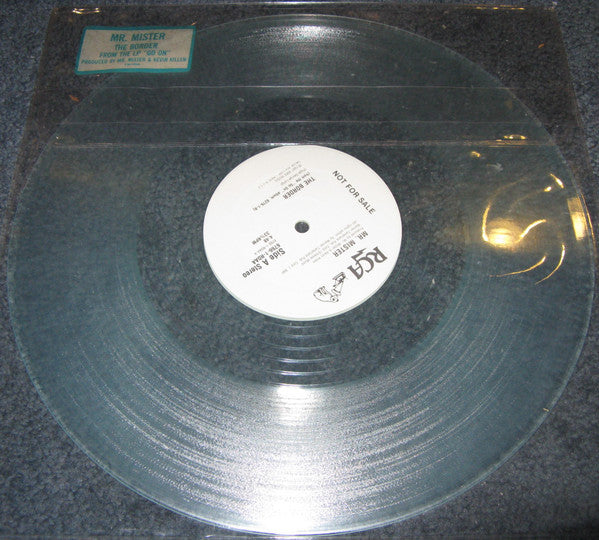 Mr. Mister : The Border (12", Promo, Cle)