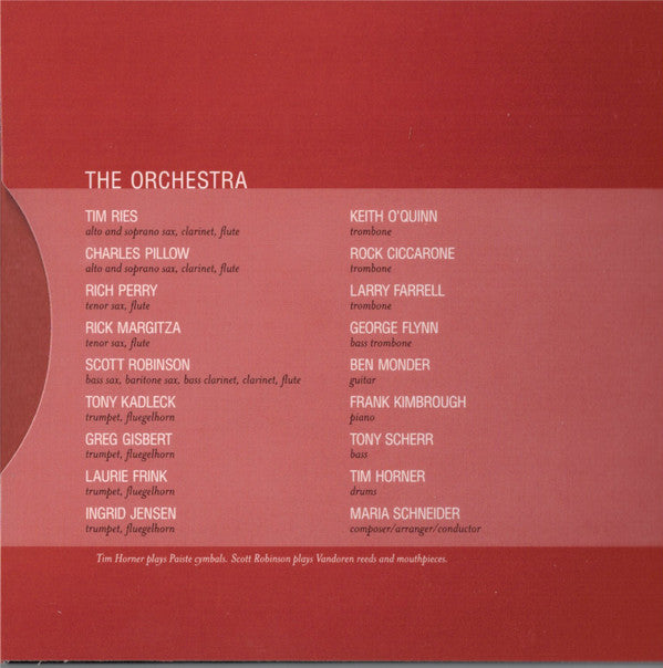 Maria Schneider Orchestra : Days Of Wine And Roses - Live At Jazz Standard (CD, Album, Ltd)