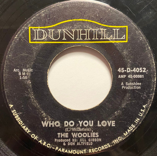 The Woolies : Who Do You Love (7", Single)