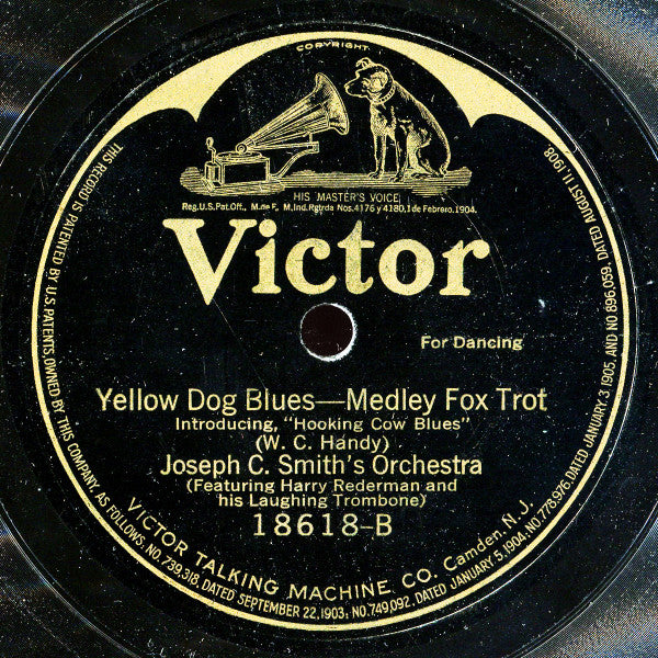 Joseph C. Smith's Orchestra : Tulip Time / Yellow Dog Blues (Shellac, 10")