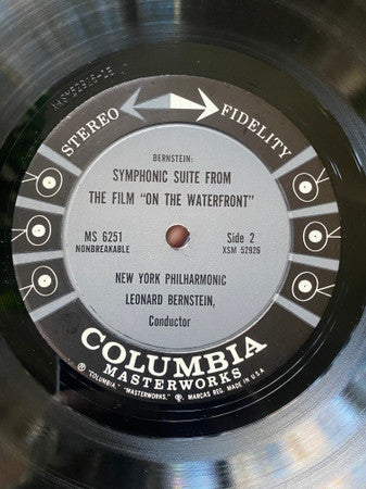 Leonard Bernstein Conducts New York Philharmonic : Symphonic Dances From West Side Story / Symphonic Suite From On The Waterfront (LP, Album, Col)
