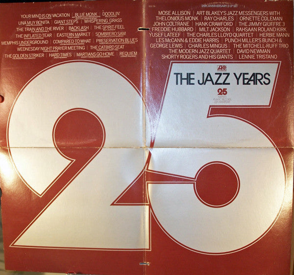 Various : The Jazz Years 25th Anniversary (2xLP, Comp)