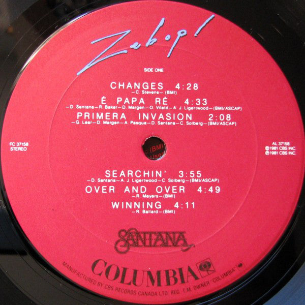 Santana : Zebop! (LP, Album)