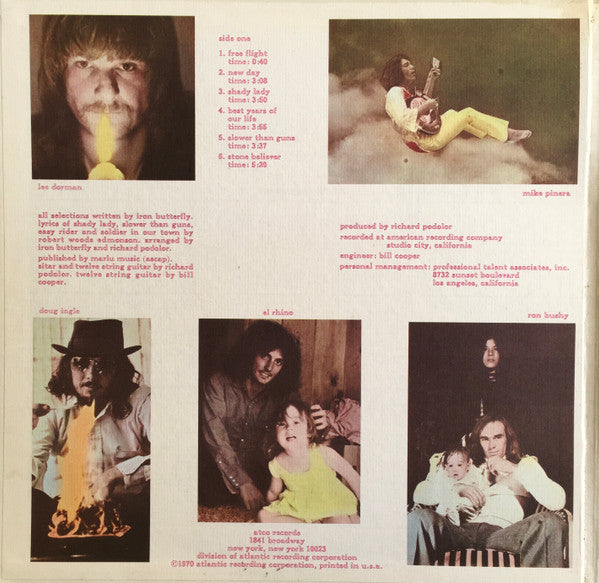 Iron Butterfly With Pinera* & Rhino* : Metamorphosis (LP, Album)