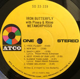 Iron Butterfly With Pinera* & Rhino* : Metamorphosis (LP, Album)