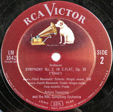 Ludwig van Beethoven - Arturo Toscanini And The NBC Symphony Orchestra : Symphony No. 3 In E-Flat, Op. 55 ("Eroica") (LP, Album, Mono, RP)