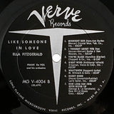Ella Fitzgerald, Frank De Vol And His Orchestra : Like Someone In Love (LP, Album, Mono)