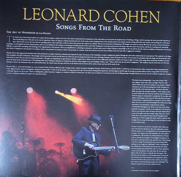 Leonard Cohen : Songs From The Road (2xLP, Album, Gat)