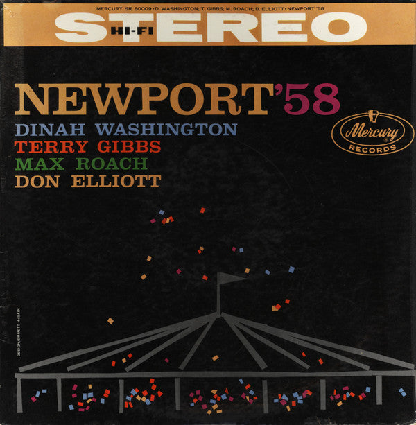 Dinah Washington / Terry Gibbs / Max Roach / Don Elliott : Newport '58 (LP, Album)