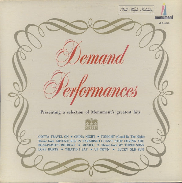 Various : Demand Performances (LP, Comp)
