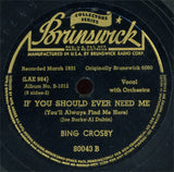 Bing Crosby : A Collection Of Early Recordings Volume I (4xShellac, 10", Album, Comp)