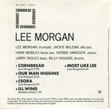 Lee Morgan : Cornbread (CD, Album, RE)