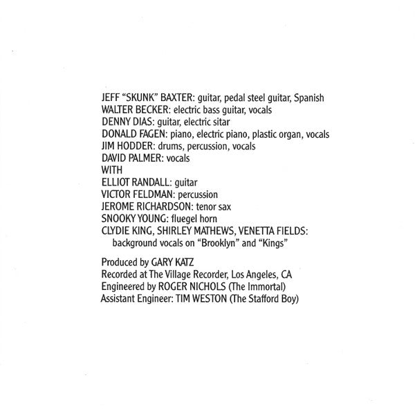 Steely Dan : Can't Buy A Thrill (CD, Album, RE)