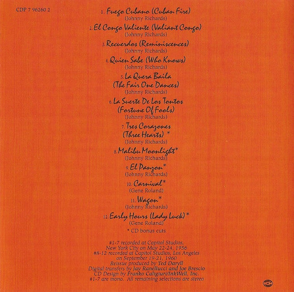 Stan Kenton : Cuban Fire! (CD, Album, Mono, RE)