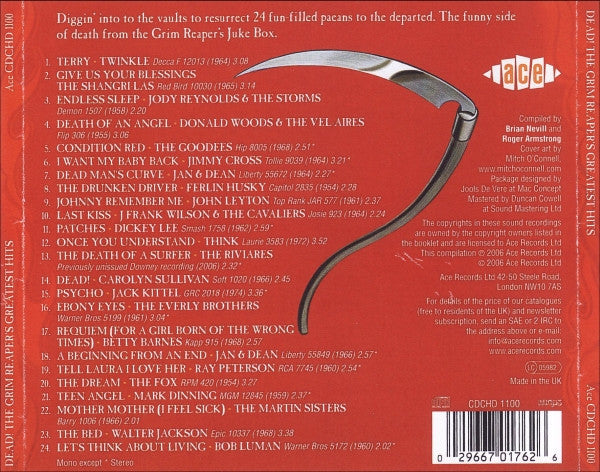 Various : Dead! The Grim Reaper's Greatest Hits (CD, Comp)