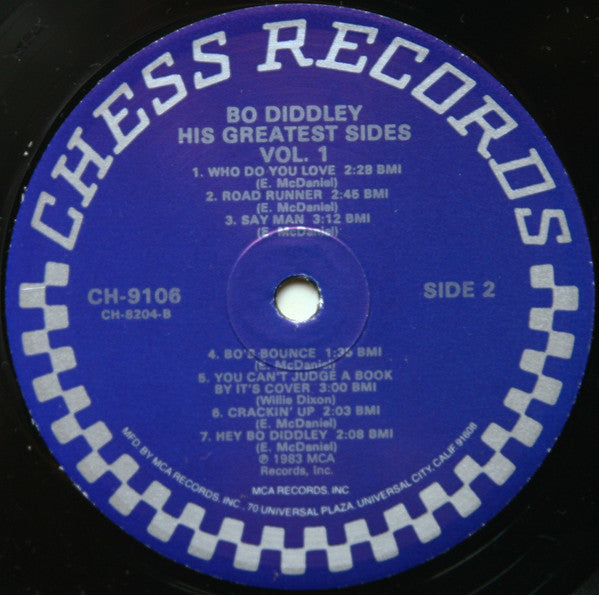 Bo Diddley : His Greatest Sides: Volume One (LP, Comp)