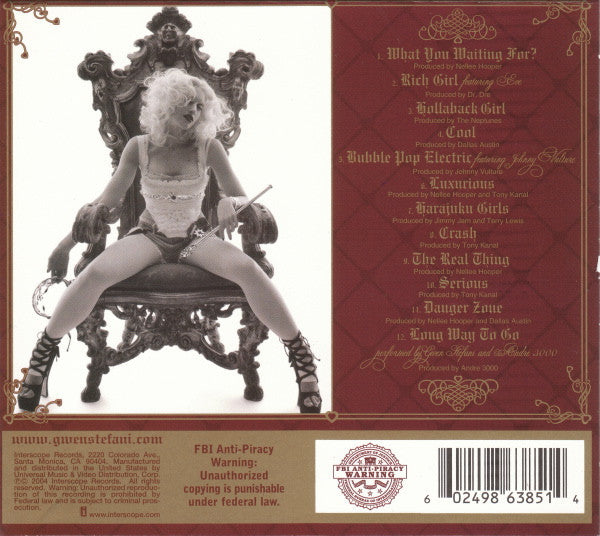 Gwen Stefani : Love.Angel.Music.Baby. (CD, Album, Ltd, Red)