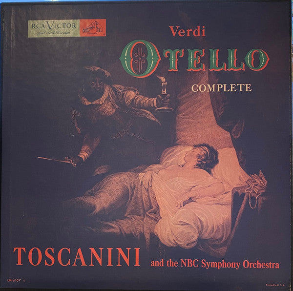 Arturo Toscanini, NBC Symphony Orchestra, Ramón Vinay, Giuseppe Valdengo, Herva Nelli, Giuseppe Verdi : Otello (3xLP, Mono, Whi + Box, Mono)